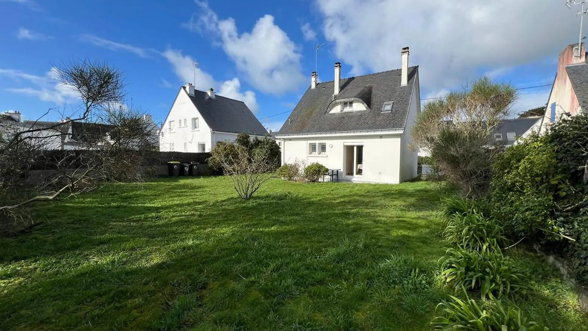 Maison 3 Chambres + Cabine, Plage A 100M, Jardin, Jusqu'A 8 Pers., Carnac - Fr-1-377-60